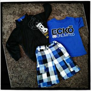 Ecko boys 3 piece outfit